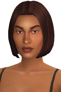 short angled bob