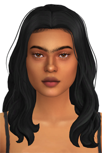 simple wavy hair